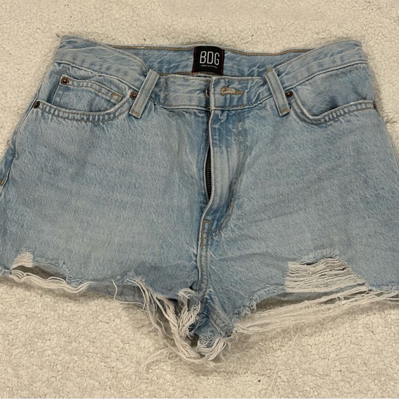 BDG Urban Outfitters Girlfriend High Rise Jean Shorts - size 25
